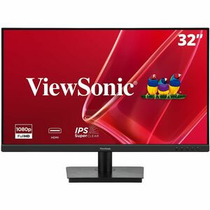 ViewSonic VA3209M 32 Inch IPS Full HD 1080p Monitor with Frameless Design, 75 Hz, Dual Speakers, HDMI, and VGA Inputs for Home and Office - VA3209M - 1080p IPS Monitor with 75Hz, Adaptive Sync, HDMI, VGA, and Eye Care - 250 cd/m² - 32"