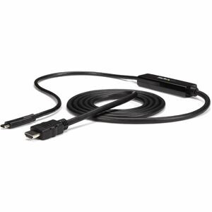 StarTech.com USB C to HDMI Cable - 6 ft / 2m - USB-C to HDMI 4K 60Hz - USB Type C to HDMI - Computer Monitor Cable - Eliminate clutter by connecting your USB Type-C computer directly to an HDMI display without additional adapters - Works with the Mac