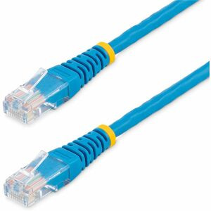 StarTech.com 100ft Blue Molded Cat5e UTP Patch Cable - Make Fast Ethernet network connections using this high quality Cat5e Cable, with Power-over-Ethernet capability - 100ft Cat5e Patch Cable - 100ft Cat 5e Patch Cable - 100ft Cat5e Patch Cord - 100