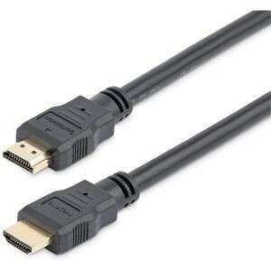 StarTech.com 3ft/91cm HDMI Cable, 4K High Speed HDMI Cable with Ethernet, Ultra HD 4K 30Hz Video, HDMI 1.4 Cable, HDMI Monitor Cord, Black - 3ft High Speed HDMI Cable with Ethernet; 10.2 Gbps bandwidth; 4K video (3840x2160 30Hz) - Ultra HD HDMI 1.4 c