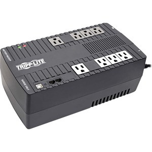 Tripp Lite by Eaton UPS 550VA 300W Line-Interactive UPS - 8 NEMA 5-15R Outlets AVR 120V 50/60 Hz USB Desktop/Wall Mount - Ultra-compact Desktop/Tower/Wall Mount - AVR - 8 Hour Recharge - 2 Minute Stand-by - 120 V AC Input - 110 V AC, 115 V AC, 120 V 