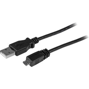 StarTech.com USB cable - 4 pin USB Type A (M) - Micro-USB Type B (M) - 10 ft ( USB / Hi-Speed USB ) - Charge or sync micro USB mobile devices from a standard USB port on your desktop or mobile computer - 10ft USB A to Micro B - 10' USB A to Micro B C