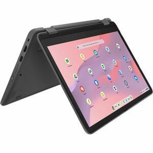 Lenovo 500e Yoga Chromebook Gen 4 82W40009US 12.2" Touchscreen Convertible 2 in 1 Chromebook - WUXGA - 1920 x 1200 - Intel N100 Quad-core (4 Core) - 4 GB Total RAM - 4 GB On-board Memory - 32 GB Flash Memory - Graphite Gray - Intel Chip - ChromeOS - 