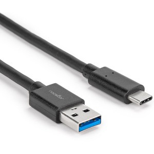 Rocstor Premium USB-C to USB Type-A 3.0 Cable (PD) up to 60W - Rocstor Premium USB-C to USB-A Cable 6ft (2m) - M/M - USB 3.0 - 5 Gpbs - USB Type-C to USB Type-A Cable - Power Delivery (PD) up to 60W - 6 ft (1.8m) - 1 x Type A Male USB 3.0 - 1 x Type 