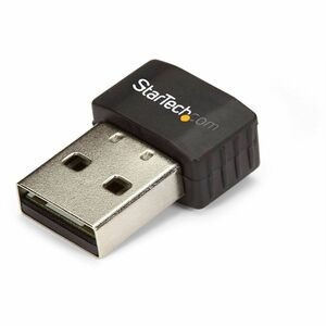 StarTech.com USB WiFi Adapter - AC600 - Dual-Band Nano USB Wireless Network Adapter - 1T1R 802.11ac Wi-Fi Adapter - 2.4GHz / 5GHz - Add reliable wireless connectivity to your laptop or desktop computer, compatible with both 2.4GHz and 5GHz networks -