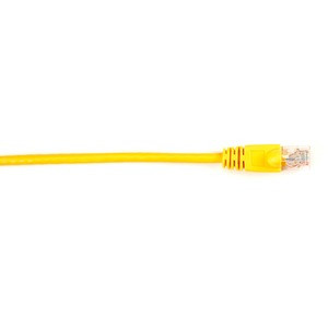 Black Box Connect Cat.6 UTP Patch Network Cable - 6 ft Category 6 Network Cable for Network Device - First End: 1 x RJ-45 Network - Male - Second End: 1 x RJ-45 Network - Male - 1 Gbit/s - Patch Cable - Gold Plated Contact - CM - 26 AWG - Yellow