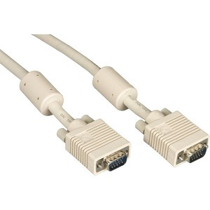 Black Box VGA Video Cable with Ferrite Core - HD-15 Male - HD-15 Male - 3ft