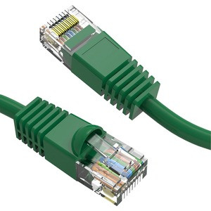 Axiom 10FT CAT6 550mhz Patch Cable Molded Boot (Green) - Category 6 for Network Device - Patch Cable - 10 ft - 1 x RJ-45 Male Network - 1 x RJ-45 Male Network - Green