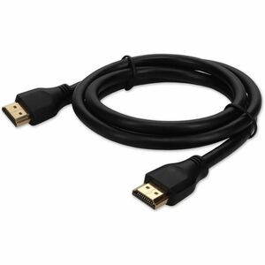 AddOn 1m HDMI Male to HDMI Male Black Cable For Resolution Up to 4096x2160 (DCI 4K) - 3.28 ft HDMI A/V Cable for Audio/Video Device - First End: 1 x HDMI 2.1 Digital Audio/Video - Male - Second End: 1 x HDMI 2.1 Digital Audio/Video - Male - Supports 