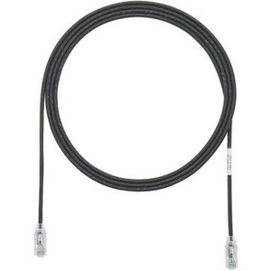 Panduit Cat.6 UTP Patch Network Cable - 15 ft Category 6 Network Cable for Network Device - First End: 1 x RJ-45 Network - Male - Second End: 1 x RJ-45 Network - Male - Patch Cable - 28 AWG - Black - 1