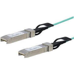 StarTech.com Cisco SFP-10G-AOC5M Compatible 5m 10G SFP+ to SFP AOC Cable - 10GbE SFP+ Active Optical Fiber - 10Gbps SFP + Cable 16.4' - 100% Cisco SFP-10G-AOC5M active optical cable (AOC) - 5m Cable, 10Gbps, Active Optical Fiber, 2x SFP+ Pluggable Co