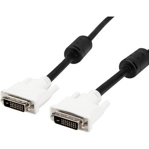 Rocstor Premium 3 ft DVI-D Dual Link Cable - M/M - 3ft - Black - Video Monitor Cable - 3 ft DVI-D Video Cable for Projector, Monitor, Computer, Notebook - First End: 25-pin DVI-D (Dual-Link) Digital Video - Male - Second End: 25-pin DVI-D (Dual-Link)