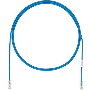 Panduit Cat.6a UTP Patch Network Cable - 3 ft Category 6a Network Cable for Network Device - First End: 1 x RJ-45 Network - Male - Second End: 1 x RJ-45 Network - Male - Patch Cable - 28 AWG - Blue - 1