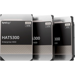 Synology HAT5300-12T 12 TB Hard Drive - 3.5" Internal - SATA (SATA/600) - Server, Storage System Device Supported - 7200rpm - 550 TB TBW - 512e Format