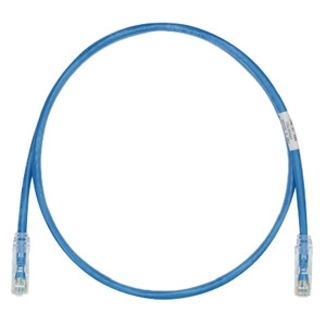 PANDUIT Cat.6 UTP Patch Cord - RJ-45 Male Network - RJ-45 Male Network - 3ft - Black, Clear