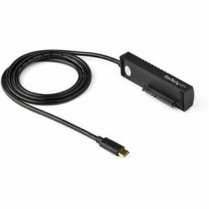 StarTech.com USB C to SATA Adapter Cable for 2.5"/3.5" SSD/HDD Drives - USB 3.1 (10Gbps) Hard Drive Adapter Cable - SATA USB adapter - Connect a 2.5/3.5" SATA SSD/HDD to your USB-C enabled computer w/ this USB 3.1 adapter cable - Transfer and backup 