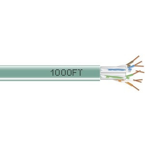 Black Box GigaTrue 550 Cat.6 Bulk UTP Cable - Bare Wire - Bare Wire - 1000ft - Green