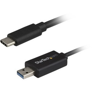 StarTech.com USB C to USB 3.0 Data Transfer Cable - Mac / Windows - Windows Easy Transfer Cable - Mac Data Transfer - 2m (6ft) - Quickly transfer your Windows or Mac files to your USB-C enabled laptop or computer - USB C to USB Data Transfer Cable fo