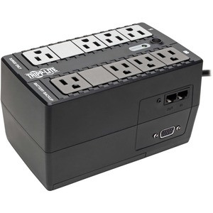 Tripp Lite by Eaton UPS 550VA 300W Standby UPS - 8 NEMA 5-15R Outlets 120V 50/60 Hz DB9 5-15P Plug Desktop/Wall Mount - 550VA/300W - 1.2 Minute Full Load - 4 x NEMA 5-15R, 4 x NEMA 5-15R - Surge-protected (8 Total Outlets)