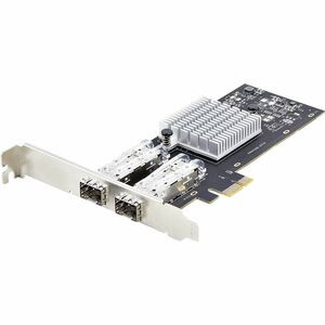 StarTech.com Gigabit Ethernet Card - PCI Express 2.0 x1 - Intel I350-AM2 - 2 Port(s) - Optical Fiber - Standard Profile Bracket Height - 1000Base-T, 1000Base-KX, 1000Base-SX, 1000Base-LX - SFP (mini-GBIC) - Plug-in Card