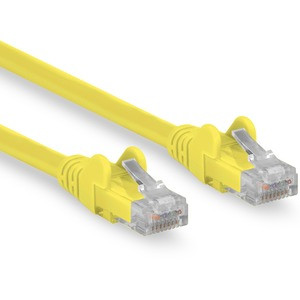 Rocstor Cat.6 Network Cable - Rocstor Premium 7ft (2.1m) CAT6 Ethernet Cable - 100% Copper UL Rated - Yellow - Snagless - 100W PoE UTP Category 6 Patch Cord UL Certified Wiring/TIA - 7ft Yellow CAT6 Ethernet cable provides Multi Gigabit 1/2.5/5Gbps &