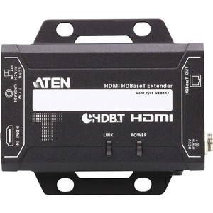 ATEN HDMI HDBaseT Transmitter-TAA Compliant - 1 Input Device - 328.08 ft Range - 1 x Network (RJ-45) - 1 x HDMI In - 4K - 4096 x 2160 - Twisted Pair - Category 6 - Rack-mountable