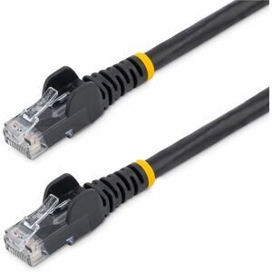 StarTech.com 15 ft. CAT6 Ethernet Cable - 10 Pack - ETL Verified - Black CAT6 Patch Cord - Snagless RJ45 Connectors - 24 AWG - UTP - 15 ft. CAT6 Ethernet cable multipack meets all ANSI/TIA-568-D Category 6 patch cable specifications - High quality ET