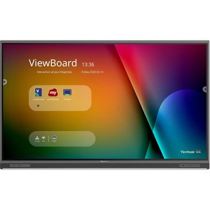 ViewSonic IFP8652-1C 86 Inch 4K Ultra HD Interactive Flat Panel Display with Integrated Microphone and USB-C - ViewBoard IFP8652-1C - 4K UHD Interactive Display with Integrated Software, 65W USB C, RJ45 - 400 cd/m2 - 86"