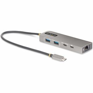 StarTech.com 3-Port USB-C Hub with 2.5 Gb Ethernet and 100W PD Passthrough - USB-C to 2x USB-A/1x USB-C, USB 3.2 10Gbps Type-C Adapter Hub - 3 Port USB-C hub w/2x USB-A/1x USB-C - USB 3.2 Gen 2 10Gbps - 2.5 GbE (WoL) - 100W PD 3.0 pass-through (15W r