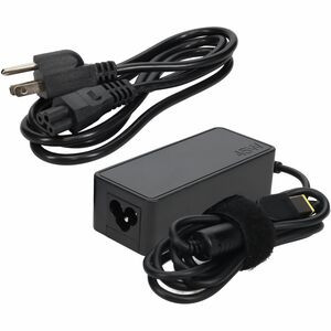 Lenovo ADLX45NCC3A Compatible 45W 20V at 2.25A Black 4.0 mm x 1.3 mm Laptop Power Adapter and Cable - 20 V DC/2.25 A Output