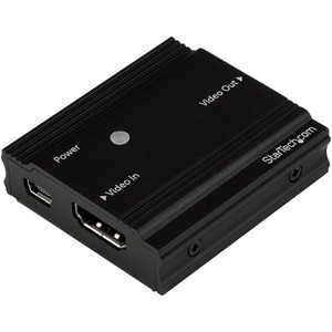 StarTech.com HDMI Signal Booster - HDMI Repeater Extender - 4K 60Hz - Use this repeater to amplify your 4K HDMI signal and extend it 30 ft. using a standard HDMI cable - Works with HDMI sources like MacBook / Lenovo x1 Carbon - HDMI 4K amplifier - HD