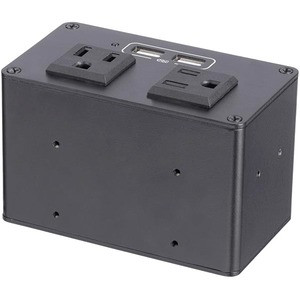 StarTech.com Power Outlet Module for Conference Table Connectivity Box - 2x AC Power and 2x USB-A - Power and Charging Hub - Power Outlet Module for Conference Table Connectivity Box - Add convenient power & charging capability to a boardroom or hudd