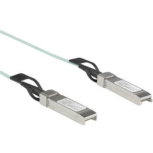 StarTech.com Dell EMC AOC-SFP-10G-5M Compatible 5m 10G SFP+ to SFP AOC Cable - 10GbE SFP+ Active Optical Fiber - 10Gbps SFP + Cable 16.4' - 100% Dell EMC AOC-SFP-10G-5M active optical cable (AOC) - 5m Cable, 10Gbps, Active Optical Fiber, 2x SFP+ Plug