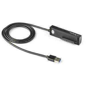 StarTech.com SATA to USB Cable - USB 3.1 10Gbps - 2.5 / 3.5 SATA SSD HDD - SATA to USB Adapter Cable - USB 3.1 to SATA Cable - Access a SATA 2.5in / 3.5in SSD or HDD through the USB-A port on a 3.1 10Gbps PC or laptop w/ this SATA to USB cable - SATA