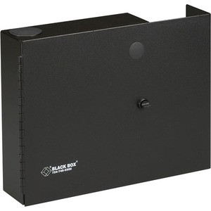 Black Box Open-Style, Unloaded Fiber Wall Cabinet, Accepts 2 Adapter Panels - For Patch Panel, Adapter Panel - Wall Mountable - Cold-rolled Steel (CRS), Plastic