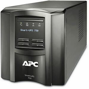 APC by Schneider Electric Smart-UPS SMT750I 750 VA Tower UPS - Tower - 5 Minute Stand-by - 230 V AC Output - Sine Wave - USB - 8 x Battery/Surge Outlet