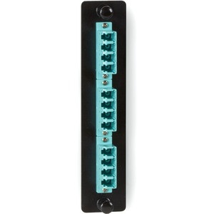 Black Box Network Patch Panel - 12 Port(s) - 12 x Duplex - Aqua