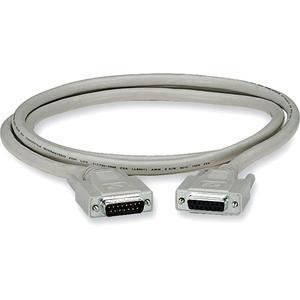 Black Box Serial Data Cable - DB-15 Male Serial - DB-15 Female Serial - 15ft