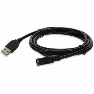 AddOn 5-Pack of 15ft USB 2.0 (A) Male to Female Black Cables - 100% compatible and guaranteed to work