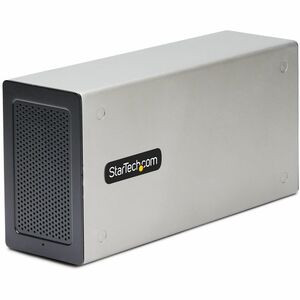 StarTech.com Thunderbolt 3 PCIe Expansion Chassis, Enclosure Box W/Dual PCI-E Slots, External PCIe Slots, 8K/4K Output Via TB3/DP 1.4 Ports - Thunderbolt 3 PCIe expansion chassis for Thunderbolt 3/4 laptops - External enclosure w/ dual PCI-E 3.0 Slot