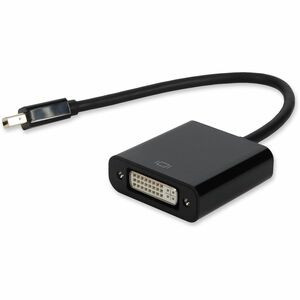 5PK Mini-DisplayPort 1.1 Male to DVI-I (29 pin) Female Black Adapters For Resolution Up to 1920x1200 (WUXGA) - 100% compatible and guaranteed to work