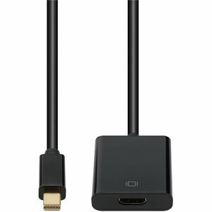 Mini-DisplayPort 1.1 Male to HDMI 1.3 Female Black Adapter For Resolution Up to 2560x1600 (WQXGA) - 100% compatible and guaranteed to work