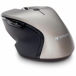 Verbatim USB-C? Wireless Blue LED Mouse - Graphite - Blue LED/Optical - Wireless - Radio Frequency - 2.40 GHz - Graphite - 1 Pack - USB Type C - 1600 dpi - 6 Button(s)