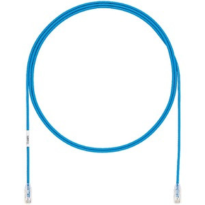 Panduit Cat.6a F/UTP Patch Network Cable - 29.86 ft Category 6a Network Cable for Network Device - First End: 1 x RJ-45 Network - Male - Second End: 1 x RJ-45 Network - Male - Patch Cable - 28 AWG - Blue - 1