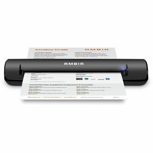 Ambir Ambir TravelScan Pro Sheetfed Scanner - 48 bit Color - 8 bit Grayscale - 600 dpi - USB