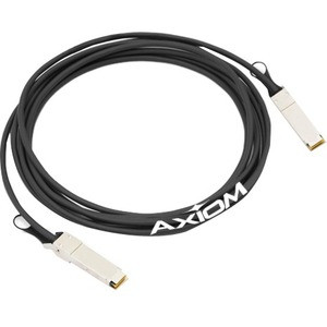 Axiom 40GBASE-CU QSFP+ Passive DAC Cable NetApp Compatible 1m - 3.28 ft Twinaxial Network Cable for Network Device - First End: 1 x QSFP+ Network - Second End: 1 x QSFP+ Network - 40 Gbit/s