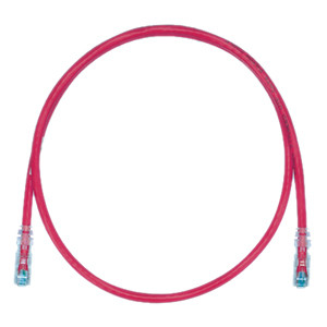 PANDUIT TX6 Plus Cat.6 UTP Patch Cable - RJ-45 Male Network - RJ-45 Male Network - 3ft - Red