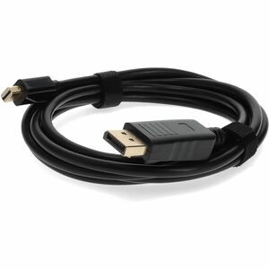 5PK 6ft Mini-DisplayPort 1.1 Male to DisplayPort 1.2 Male Black Cables For Resolution Up to 3840x2160 (4K UHD) - 100% compatible and guaranteed to work