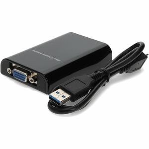AddOn USB 3.0 (A) Male to VGA Female Blue Adapter - 100% compatible and guaranteed to work