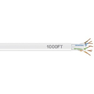 Black Box GigaTrue 550 Cat.6 Bulk Cable - Bare Wire - Bare Wire - 1000ft - White
